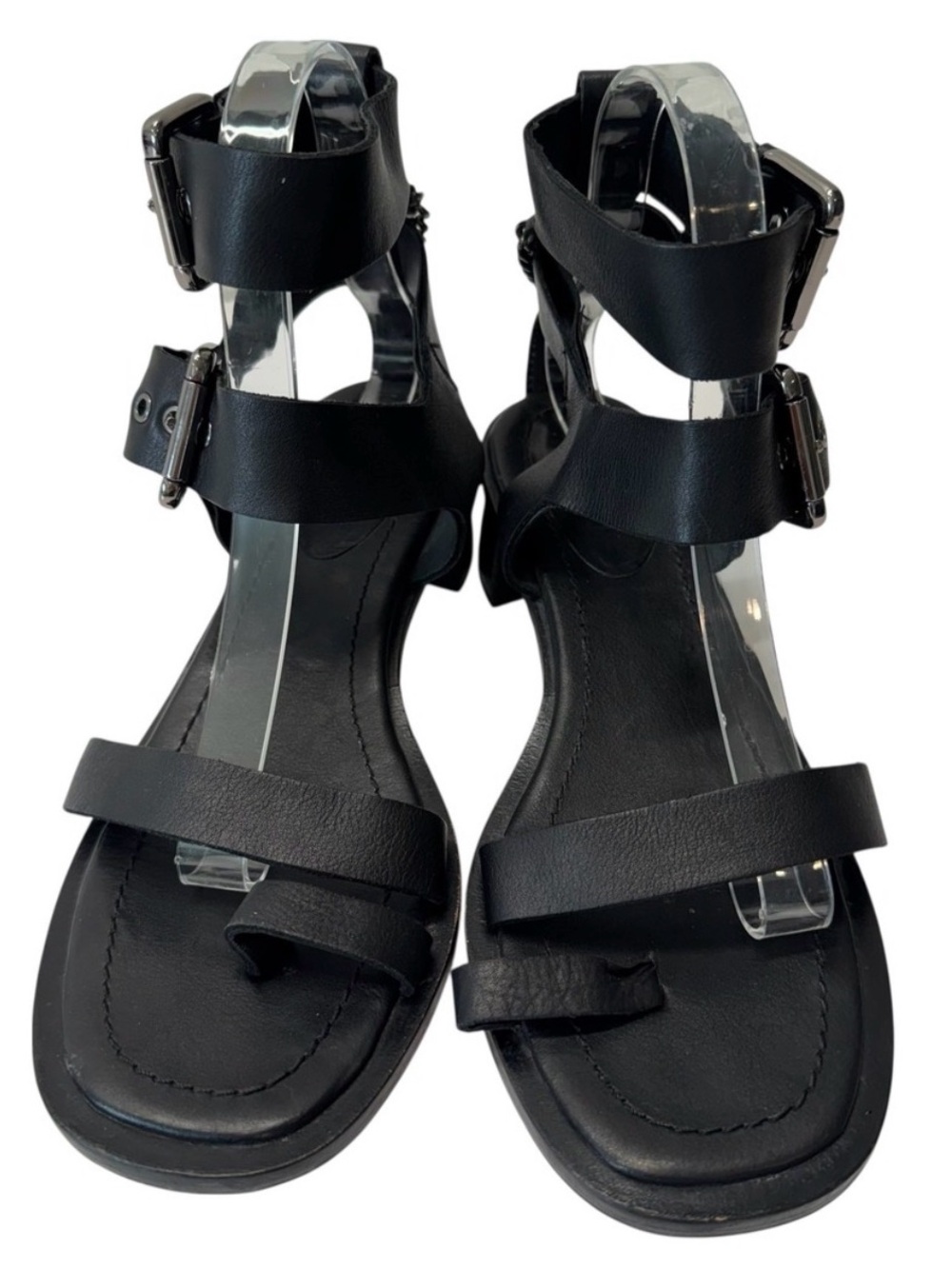 Top Shop Sexy Casual Black Strappy Sandals size 6.5